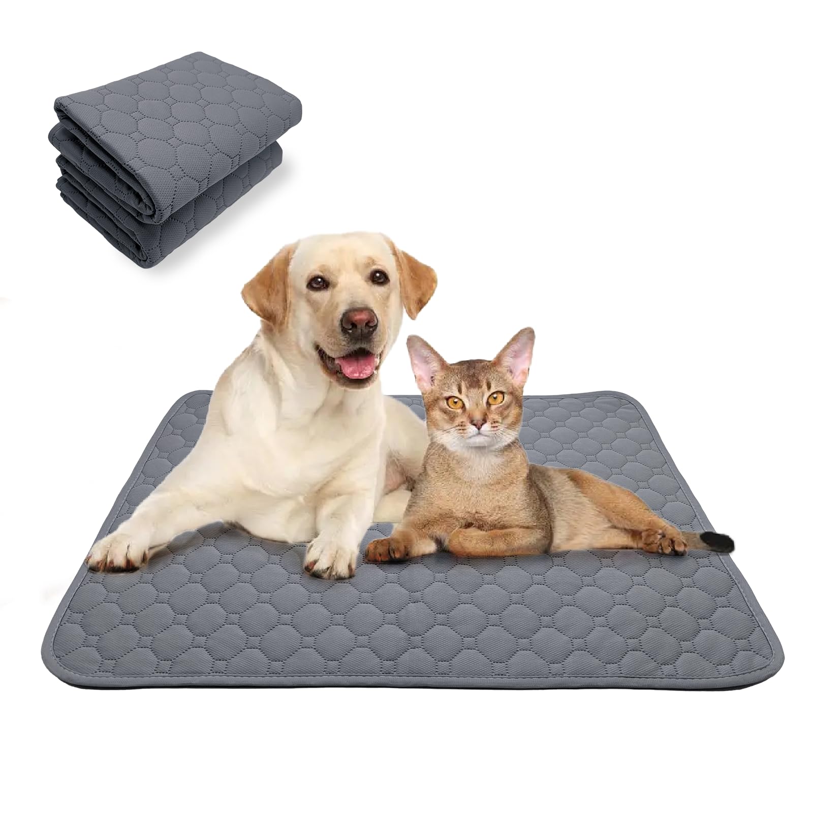 Amazon.co.jp: SHUVZARI 洗えるペットシーツ 2枚入 犬 猫 トイレマット